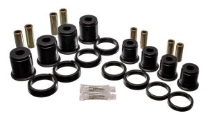Jeep Comanche Control Arm Bushing Set - Front - Energy Suspension - Performance Polyurethane - Black - `84-`01